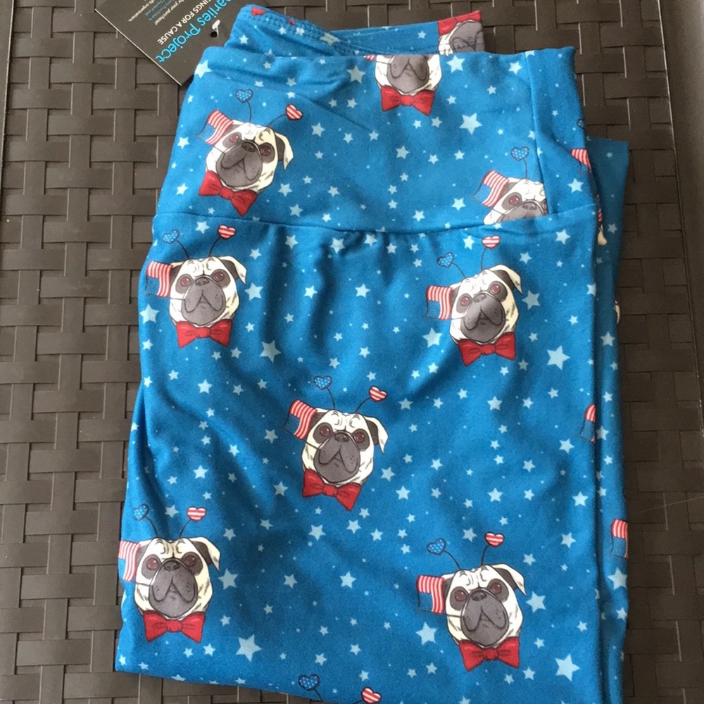 Pug Americana OS Leggings